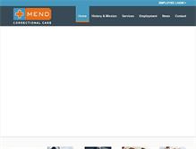 Tablet Screenshot of mendcare.com